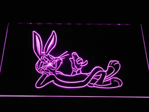 Bugs Bunny Lounging LED Neon Sign