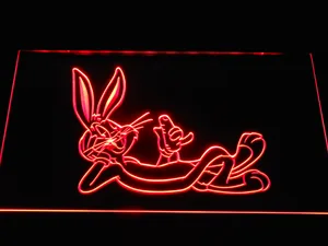 Bugs Bunny Lounging LED Neon Sign