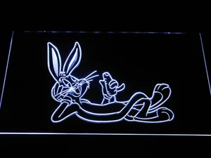 Bugs Bunny Lounging LED Neon Sign
