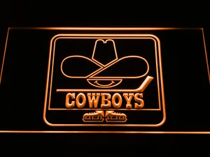 Calgary Cowboys LED Neon Sign - Legacy Edition