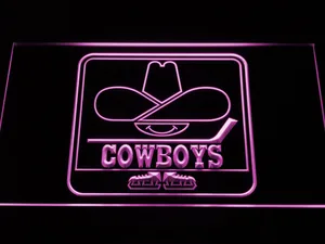 Calgary Cowboys LED Neon Sign - Legacy Edition