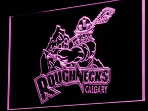 Calgary Roughnecks LED Neon Sign