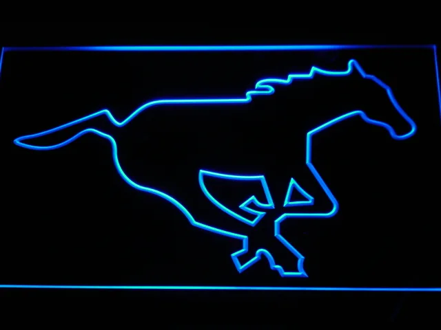 Calgary Stampeders Horse Outline LED Neon Sign