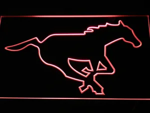 Calgary Stampeders Horse Outline LED Neon Sign