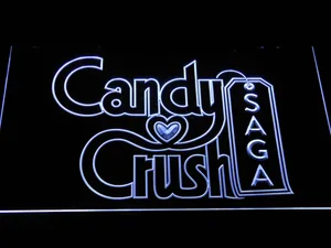 Candy Crush Saga LED Neon Sign