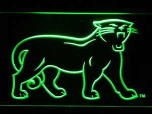 Carolina Panthers 1995-2011 Logo LED Neon Sign - Legacy Edition