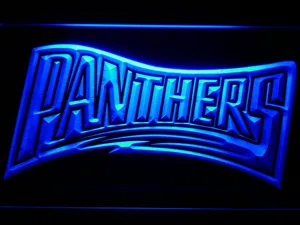 Carolina Panthers 1995 Text LED Neon Sign - Legacy Edition