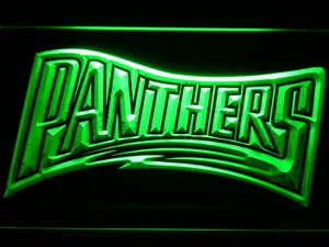 Carolina Panthers 1995 Text LED Neon Sign - Legacy Edition