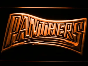 Carolina Panthers 1995 Text LED Neon Sign - Legacy Edition