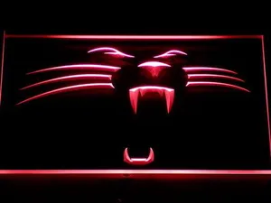 Carolina Panthers Panther LED Neon Sign