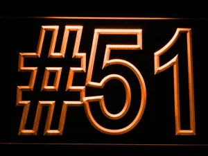 Carolina Panthers Sam Mills Memorial LED Neon Sign - Legacy Edition
