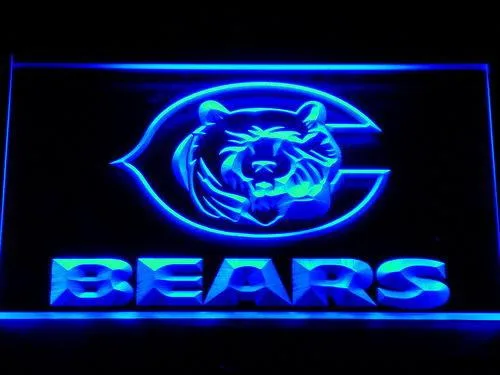 Chicago Bears Bear LED Neon Sign