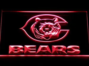 Chicago Bears Bear LED Neon Sign