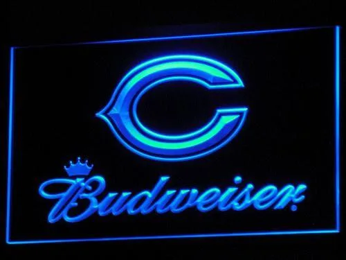 Chicago Bears Budweiser LED Neon Sign