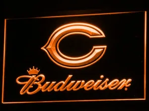 Chicago Bears Budweiser LED Neon Sign