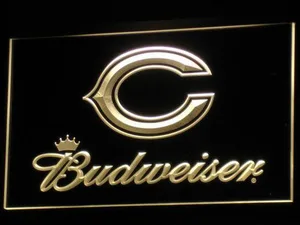 Chicago Bears Budweiser LED Neon Sign