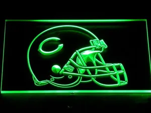 Chicago Bears Helmet 2 LED Neon Sign