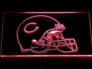 Chicago Bears Helmet 2 LED Neon Sign