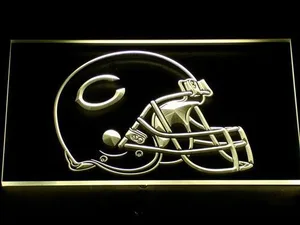 Chicago Bears Helmet 2 LED Neon Sign