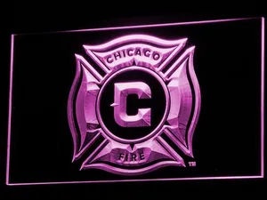 Chicago Fire LED Neon Sign