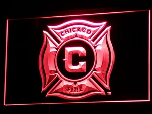 Chicago Fire LED Neon Sign