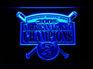 Chicago White Sox 2005 Champion Logo A LED Neon Sign - Legacy Edition