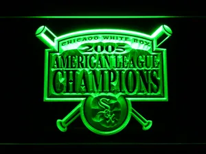 Chicago White Sox 2005 Champion Logo A LED Neon Sign - Legacy Edition