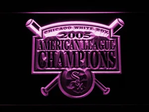 Chicago White Sox 2005 Champion Logo A LED Neon Sign - Legacy Edition