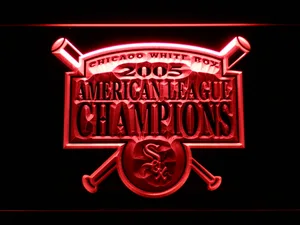 Chicago White Sox 2005 Champion Logo A LED Neon Sign - Legacy Edition