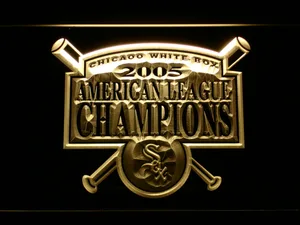 Chicago White Sox 2005 Champion Logo A LED Neon Sign - Legacy Edition