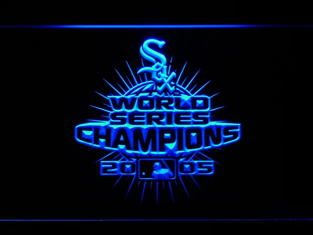 Chicago White Sox 2005 Champion Logo B LED Neon Sign - Legacy Edition