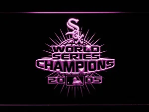 Chicago White Sox 2005 Champion Logo B LED Neon Sign - Legacy Edition