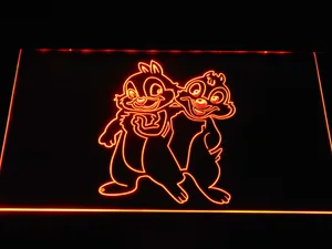 Chip 'n' Dale LED Neon Sign