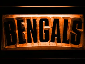Cincinnati Bengals 1980 Logo LED Neon Sign - Legacy Edition