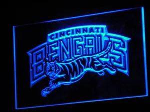 Cincinnati Bengals 1997-2003 Logo LED Neon Sign - Legacy Edition