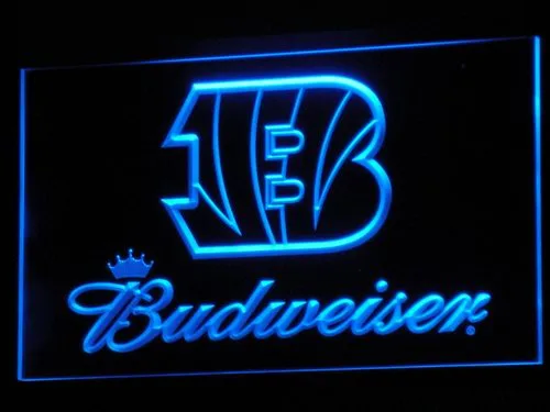 Cincinnati Bengals Budweiser LED Neon Sign