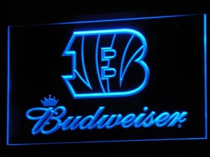 Cincinnati Bengals Budweiser LED Neon Sign