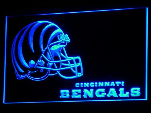 Cincinnati Bengals Helmet LED Neon Sign