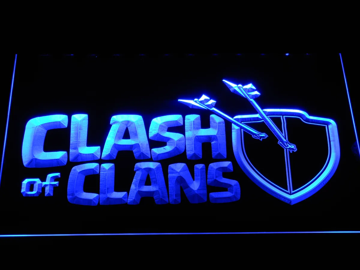 Clash of Clans LED Neon Sign