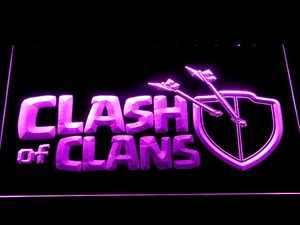 Clash of Clans LED Neon Sign