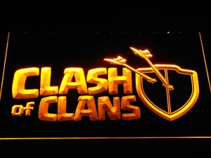 Clash of Clans LED Neon Sign