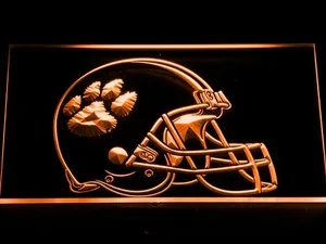 Clemson Tigers Helmet LED Neon Sign