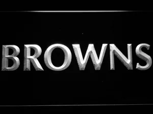 Cleveland Browns 1972-2002 Logo LED Neon Sign - Legacy Edition