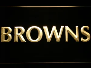 Cleveland Browns 1972-2002 Logo LED Neon Sign - Legacy Edition