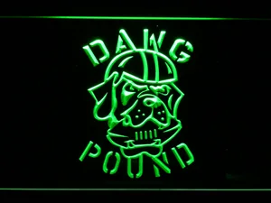 Cleveland Browns 1999-2002 Dawg Pound LED Neon Sign - Legacy Edition