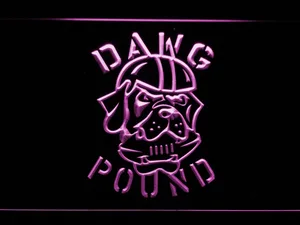 Cleveland Browns 1999-2002 Dawg Pound LED Neon Sign - Legacy Edition