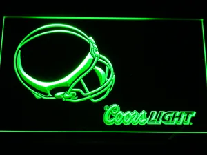 Cleveland Browns Coors Light Helmet LED Neon Sign