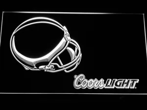 Cleveland Browns Coors Light Helmet LED Neon Sign