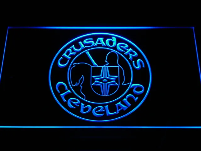 Cleveland Crusaders LED Neon Sign - Legacy Edition