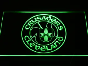 Cleveland Crusaders LED Neon Sign - Legacy Edition